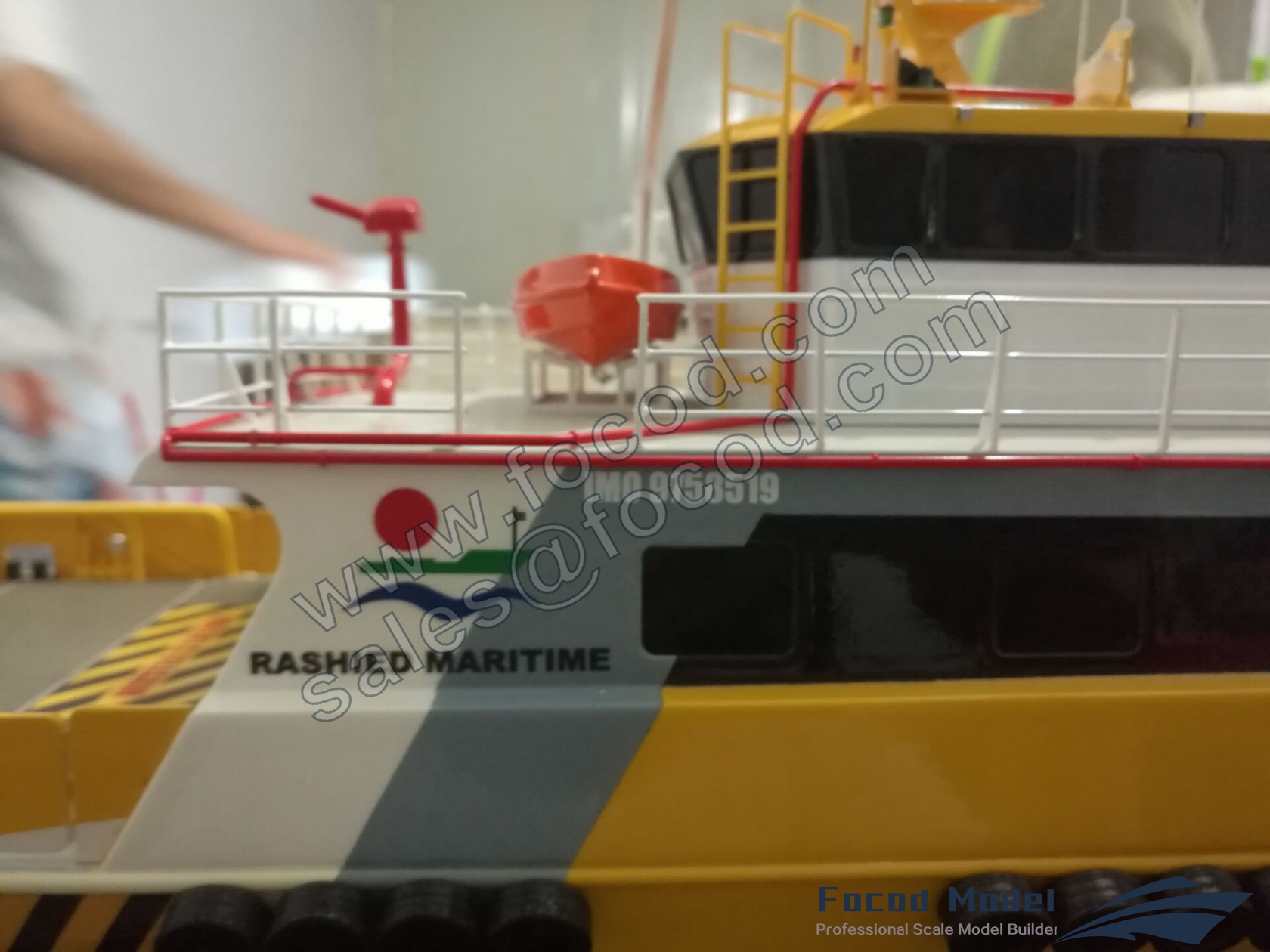 customized model of 40m Crewboat